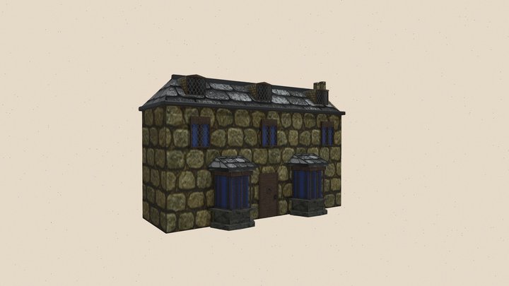 DarkFantasy House 3D Model