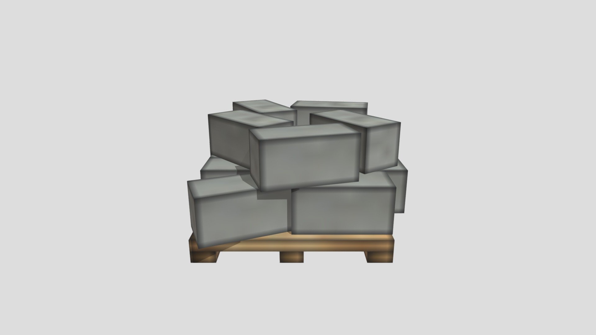 pallet with blocks - Download Free 3D model by LaRiiii [b23ea13 ...