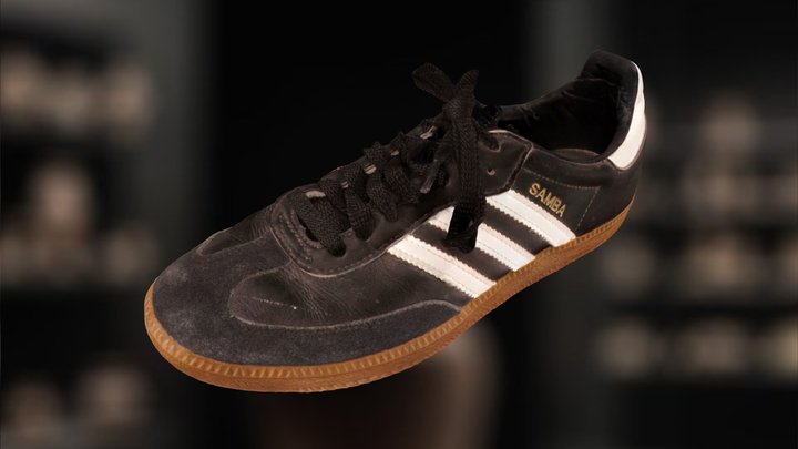 Old Adidas Samba Sneaker 3D Model