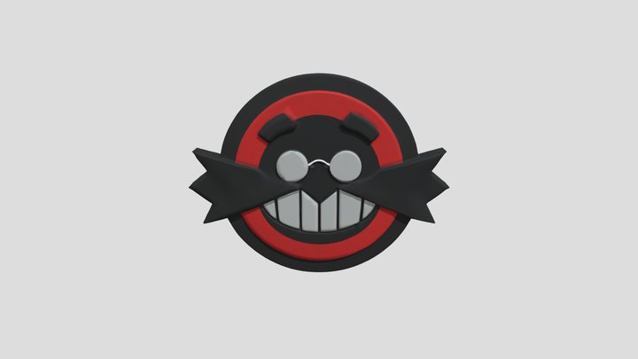 Eggman Emblem 3D Model
