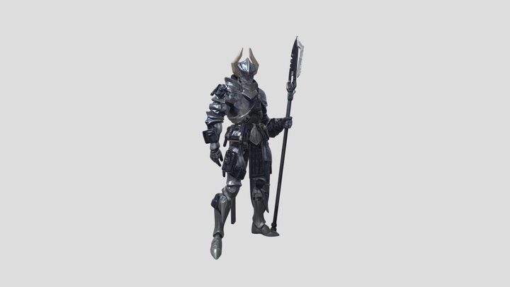 A soldier 3D Model