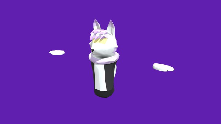 Low Poly Fox Character / Avatar 3D Model