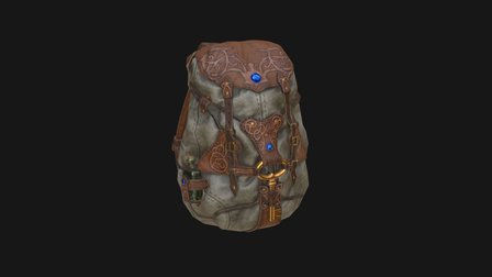 Travel backpack 3D Model
