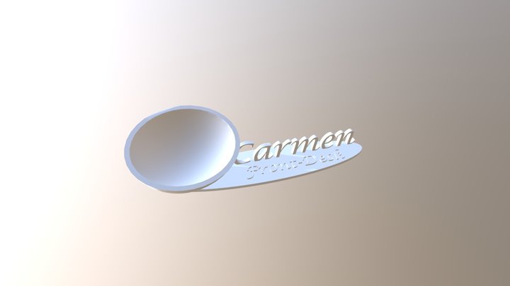 Front-desk Carmen 3D Model