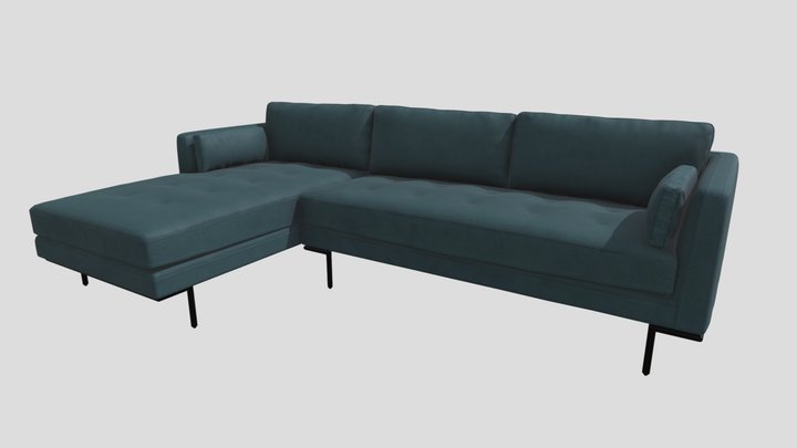 Sectional Sofa LeftHand 3D Model