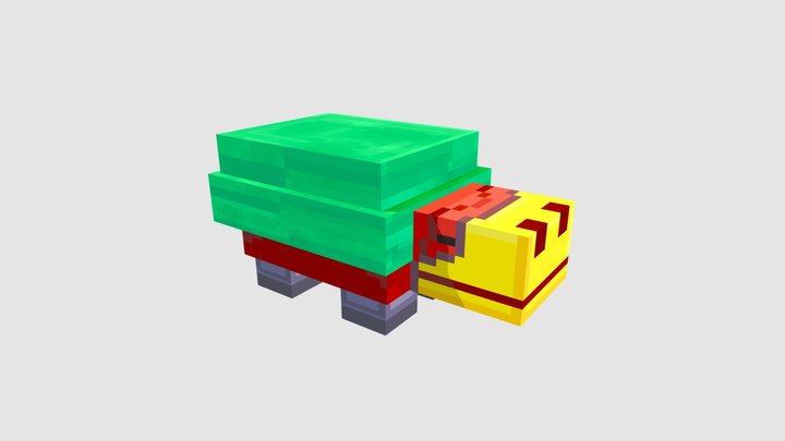 Minecraft Sniffer 3D Model