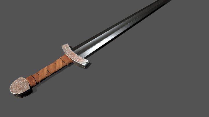 Viking Sword 3D Model