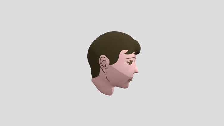 Animasi 3D (Kepala) 3D Model