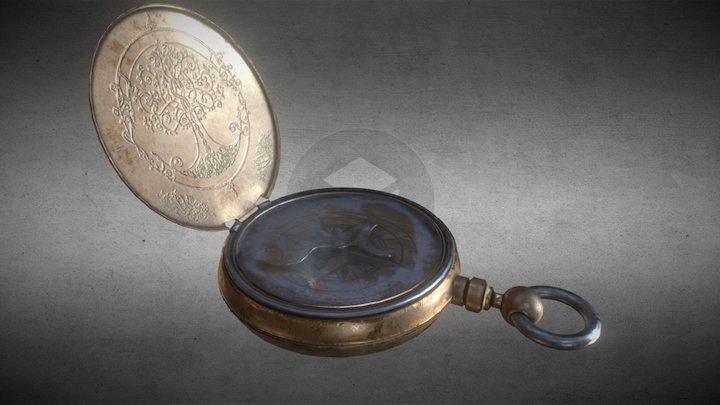 Elven Thief's Compass 3D Model
