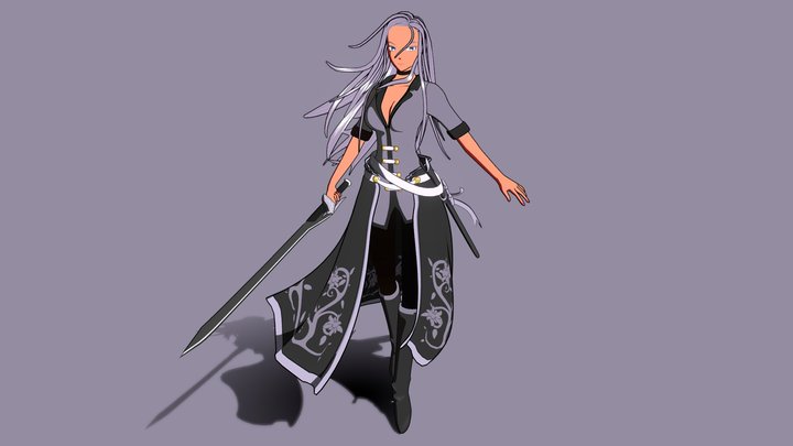 Mirielle Edelweiss - OC 3D Model