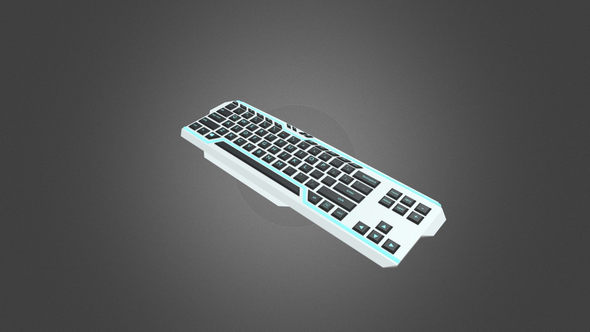 Keyboard Download Free 3D model by DeimonIC93 (Deimon) [b2461da