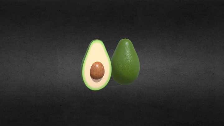 Avocado 3D Model