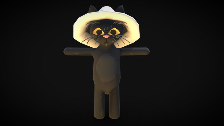 Stylised Cat 3D Model