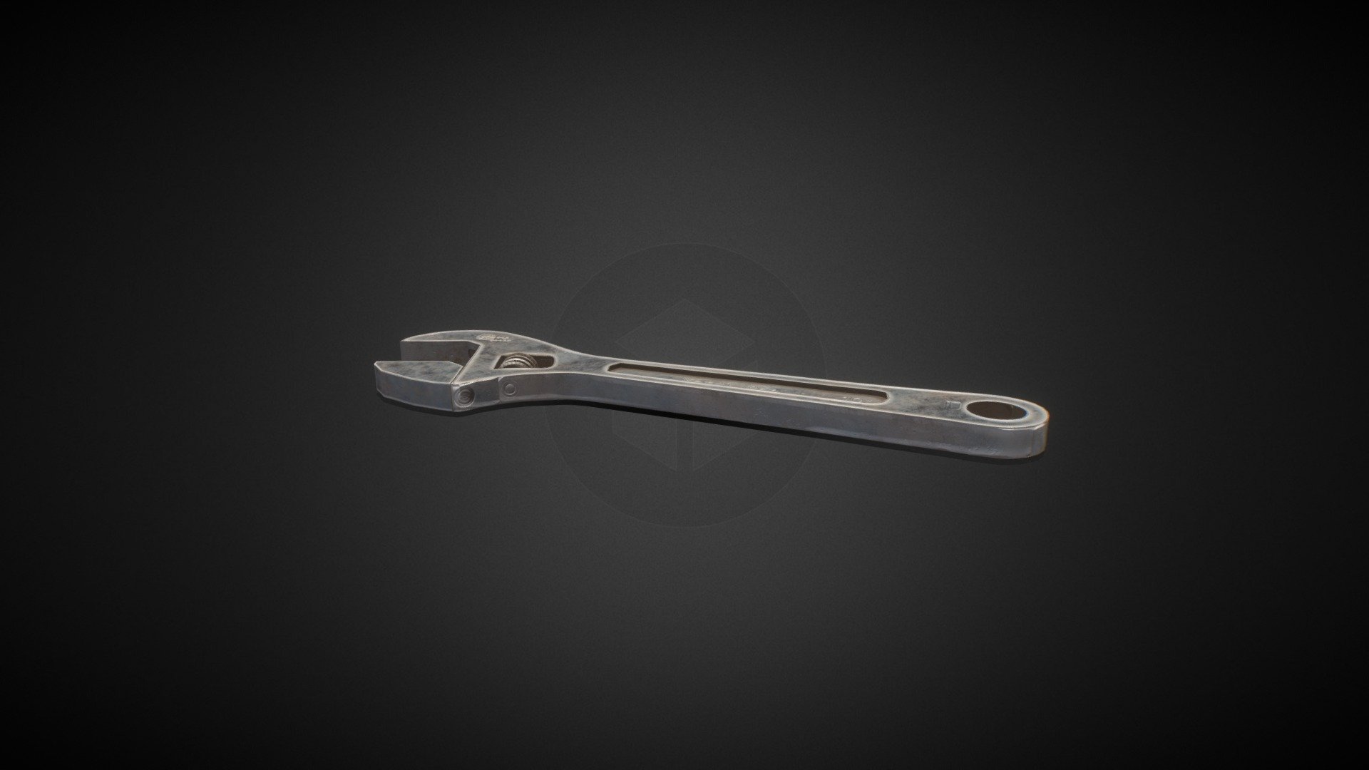 Adjustable Wrench 3D model by UndaSkuja [b2495f7] Sketchfab