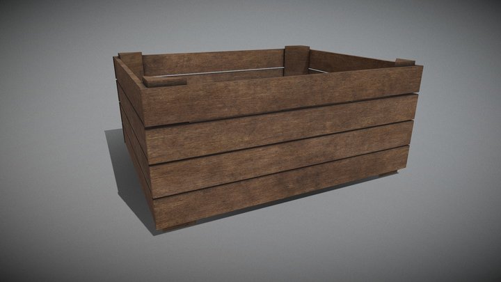 Small Vegetable Crate 3D Model