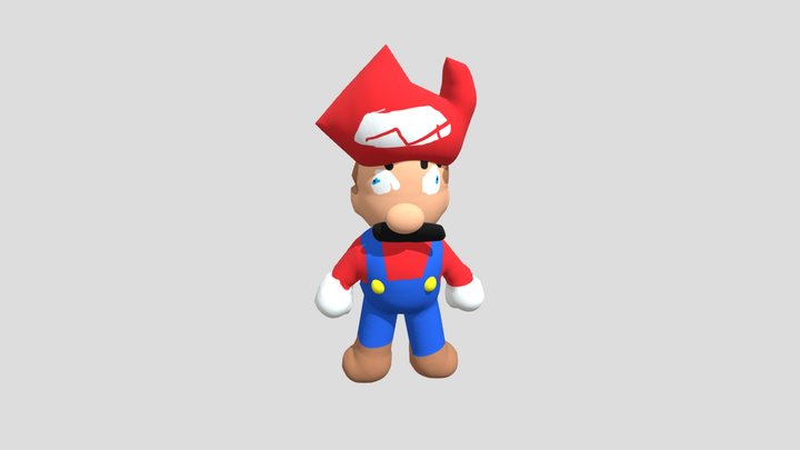 mario on the ps4 3D Model