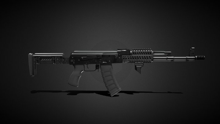 AK74 Tuning 3D Model
