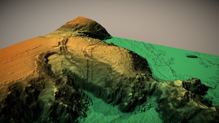 Treryn Dinas, Cornwall (UK) – Gratis 3D-model STL