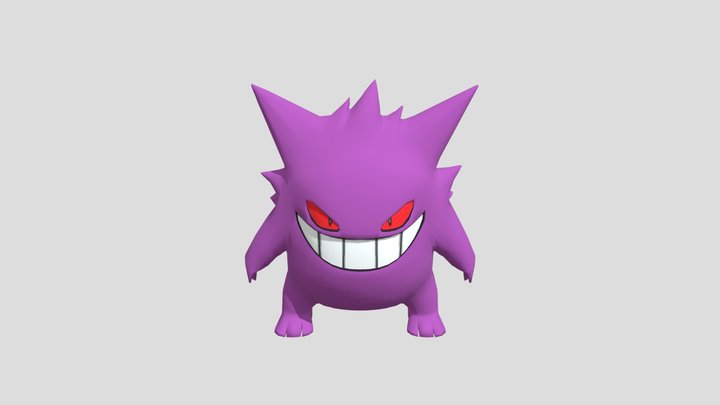 Gengar 3D models - Sketchfab