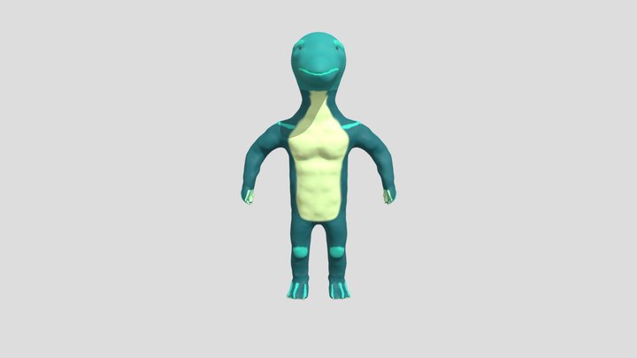 Aquatic Creature 3D Model