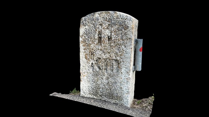 Milestone Innertkirchen - Sustenpass km 11 – Free 3D Model STL
