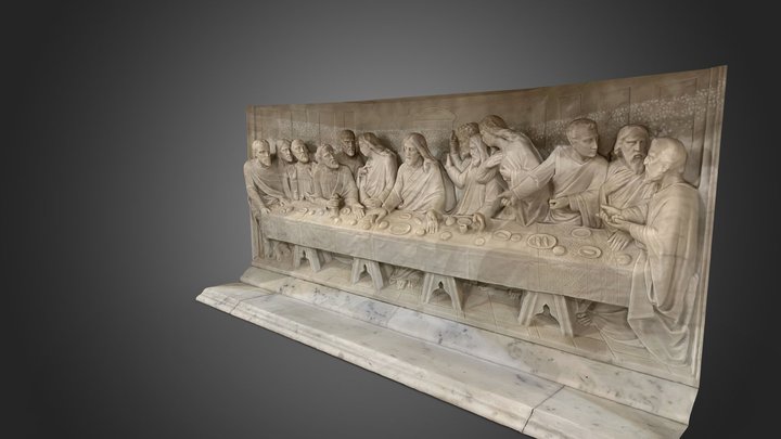Sculpture - The Last Supper 3D Model