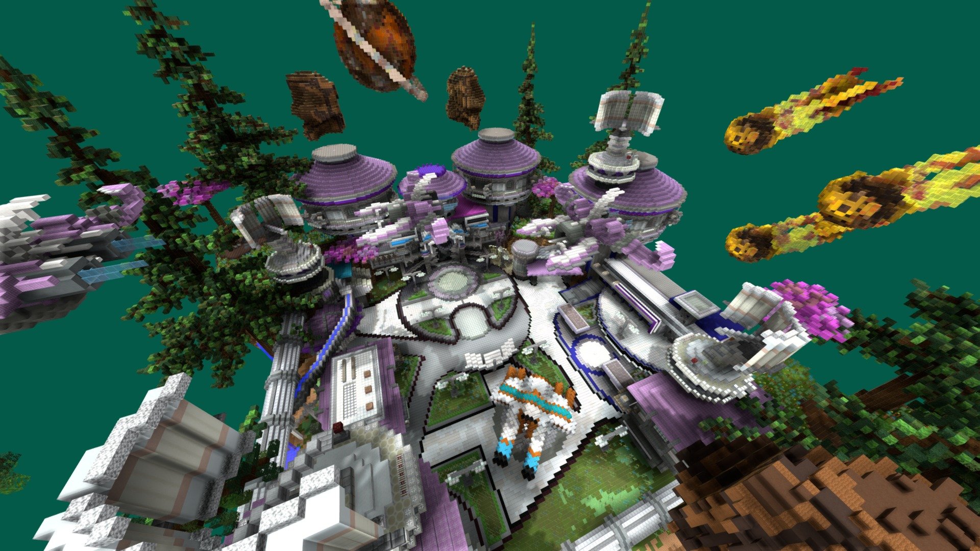 PixelMine | Planetside Hub - 3D model by PixelMine [b24ebe2] - Sketchfab