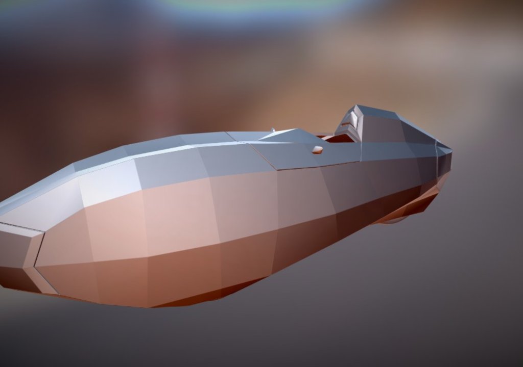Low Poly Velomobile
