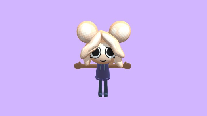 Gardenview's Rookie Lani (Dandy's World OC Skin) 3D Model