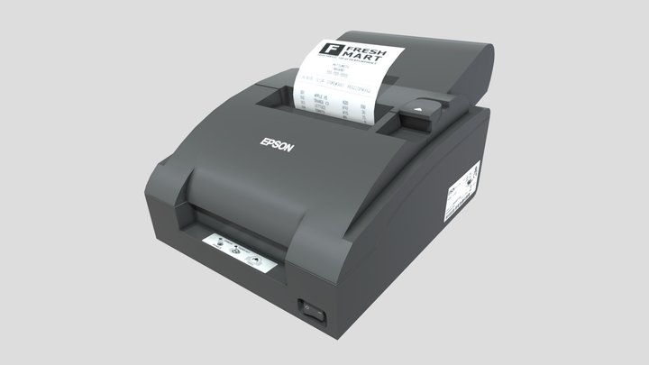 Printer Slip 3D Model