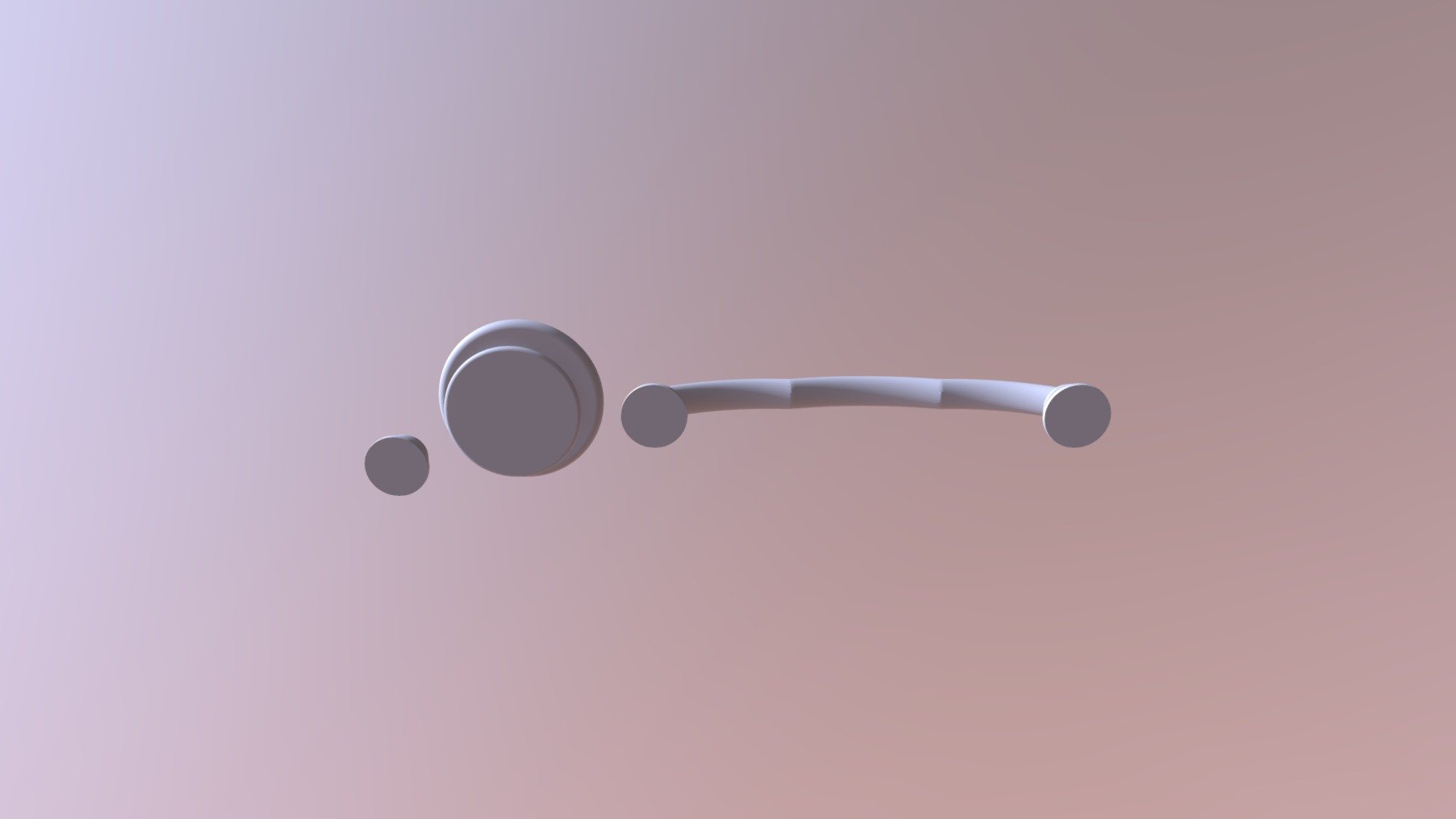 3 Doors handles