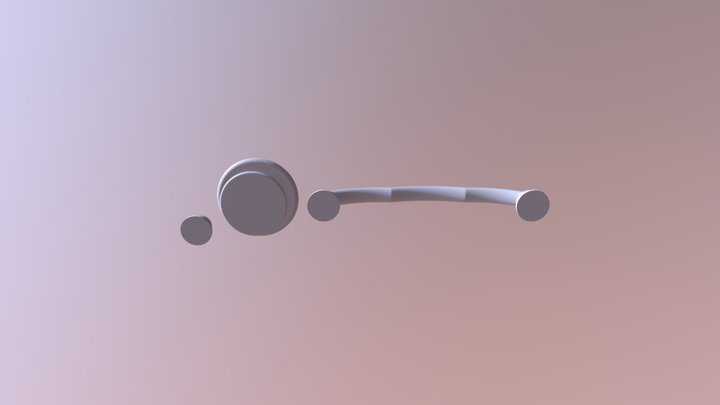 3 Doors handles 3D Model