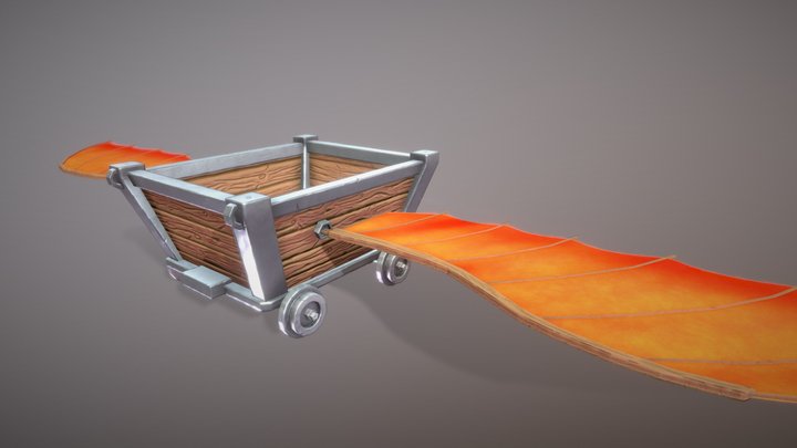 Mine Wagon / Glider 3D Model