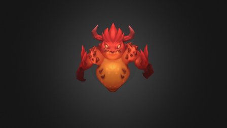 Fire Spirit 3D Model