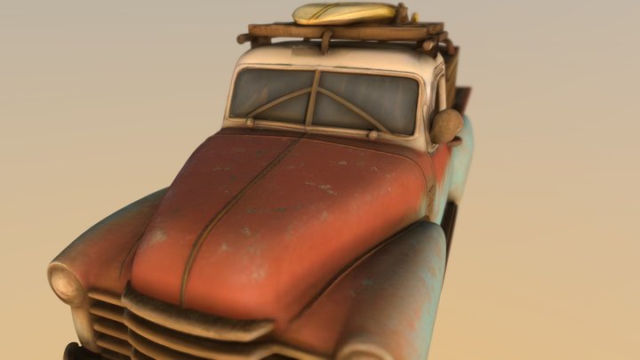 Old Surf Pickup Truck