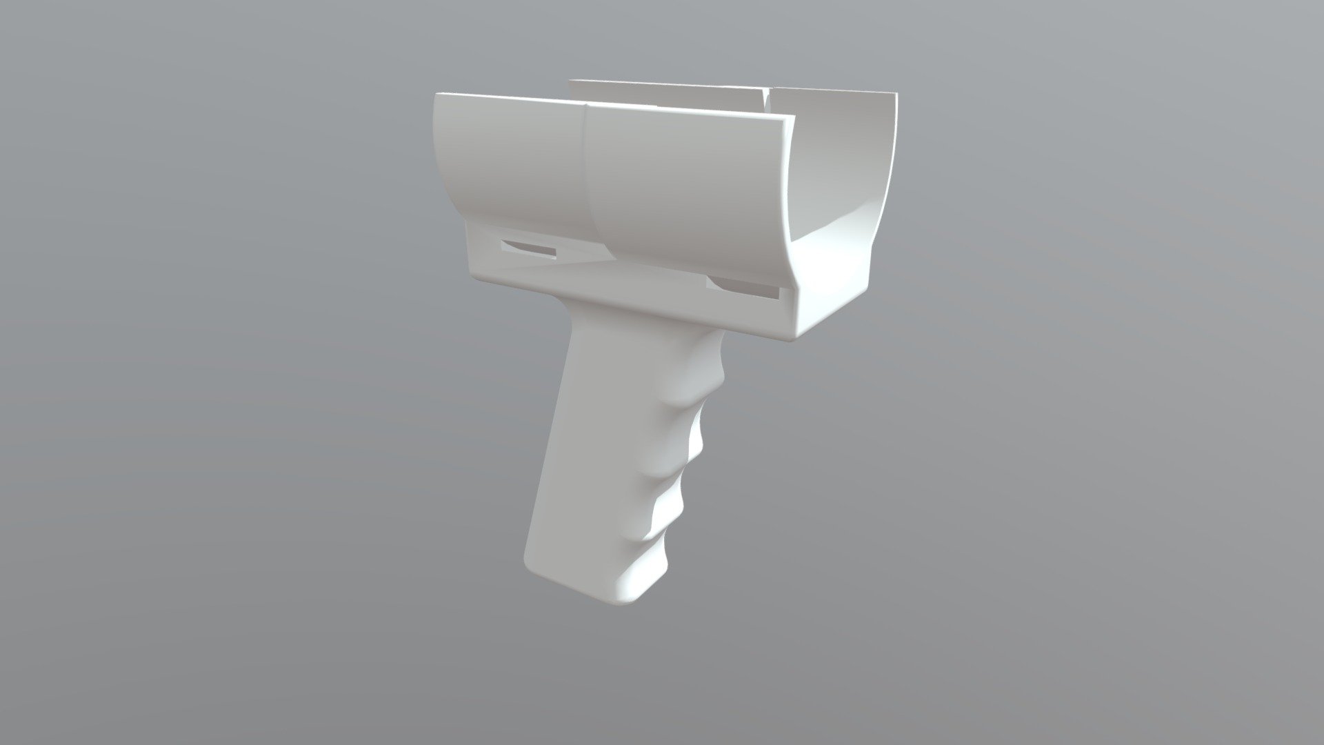 Dog_dryer_pistol_grip_open_top - 3D model by jakumpe [b252a00] - Sketchfab