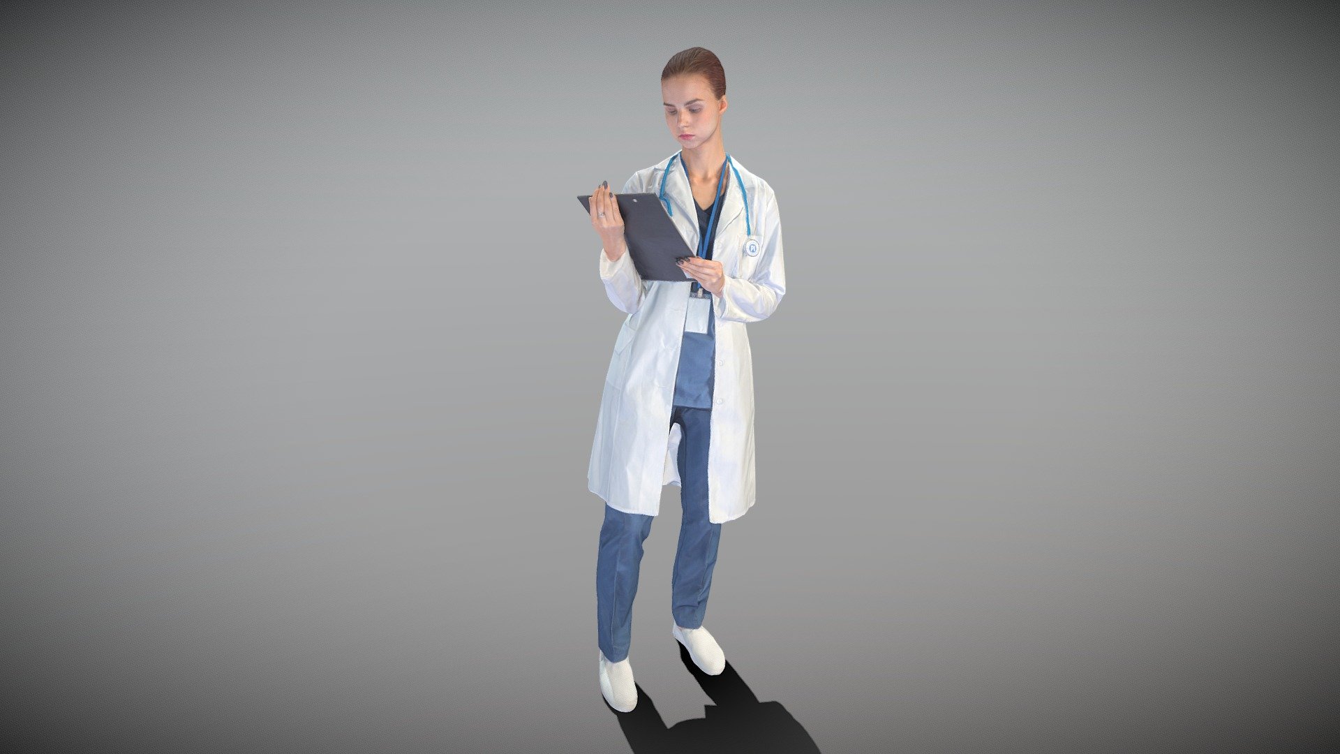 Female doctor 36 Buy Royalty Free 3D model by deep3dstudio [b253da6