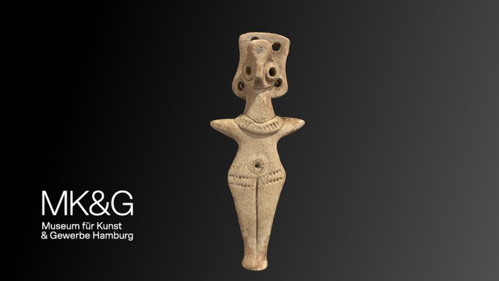 Weibliches Idol (Hama-Typus) 3D Model