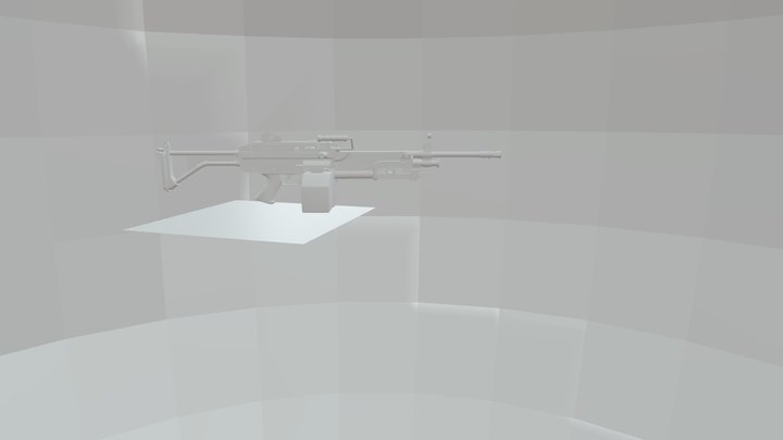 M249 3D Model