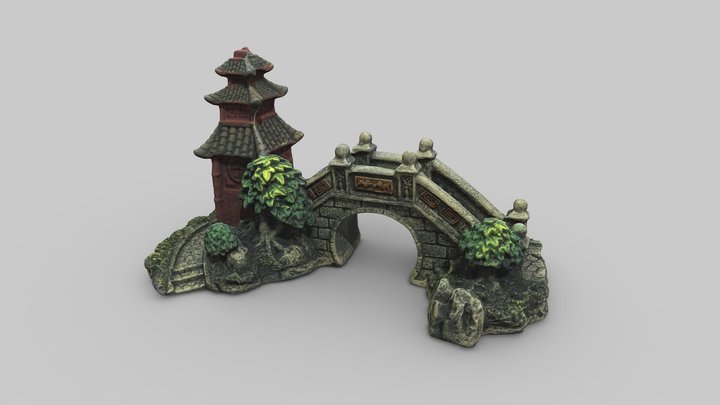 Chinese Bridge Ornament – Kostenloses 3D-Modell STL