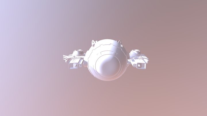 Dron De Combate 3D Model