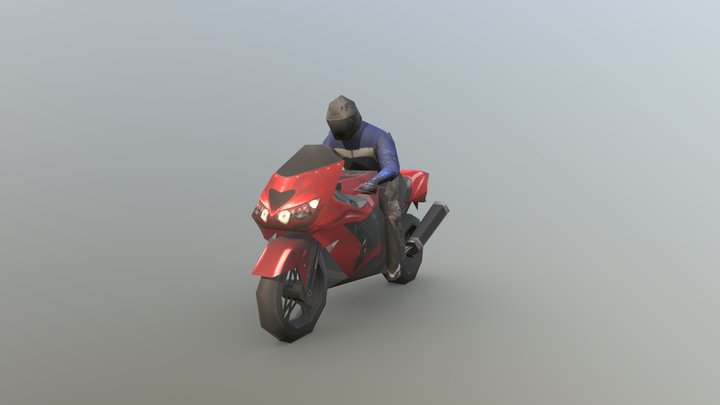 Kawasaki ZZR1400 - Motorun – Modello 3D gratuito STL