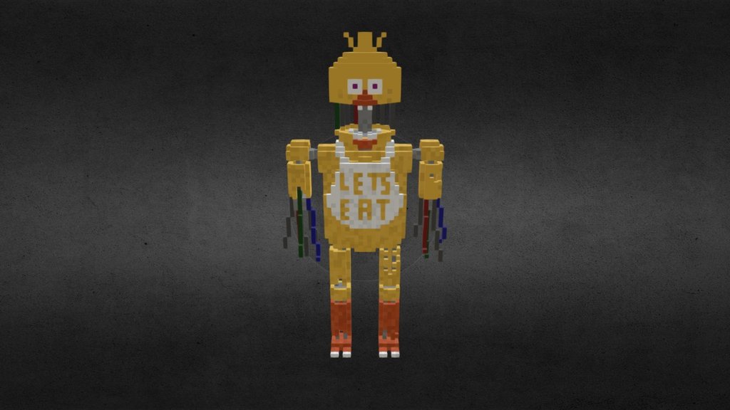Qubicle Withered Chica