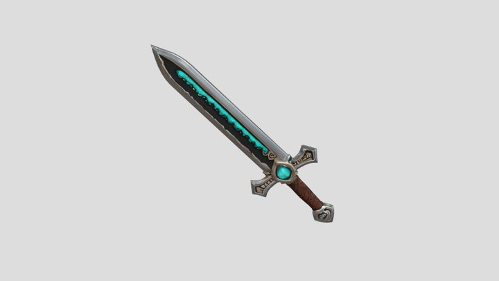 Стилізований Фентезійний Меч – Free 3D Model STL