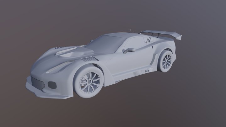 Callaway Corvette GT3-R 3D Model