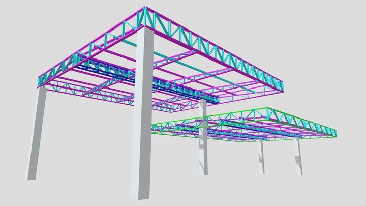 Guarita - Cobertura Metálica 3D Model