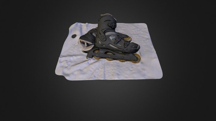 Roller Blades For Sketchfab #3dst5 Transport~ 3D Model