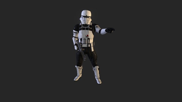 Rogue One: Tank Trooper 3D Model