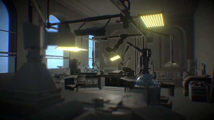 Syd Mead's Cryolab 3D Model