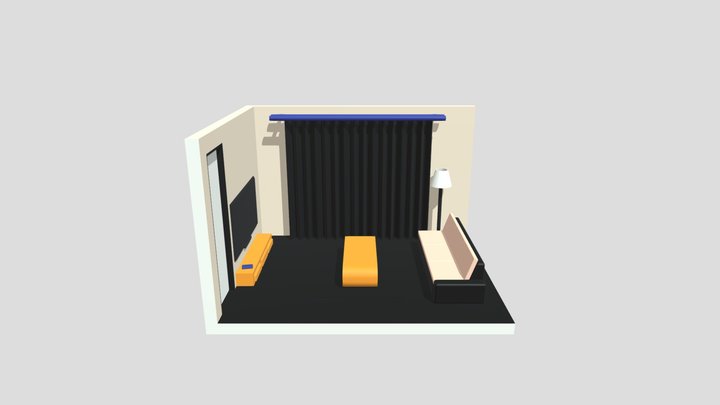 Living Room 3D MODEL 3D Model